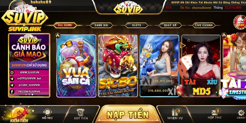 Chơi game tại nhà cái suvip