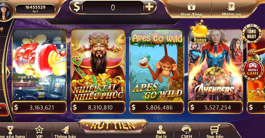 Tựa game nổ hũ đình đám