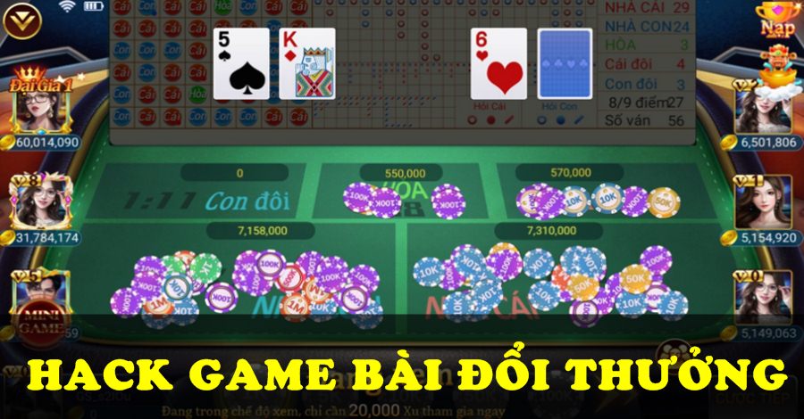 phần mềm Hack game bài đổi thưởng