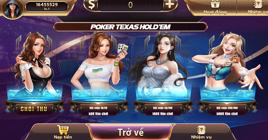 thông tin sơ lược về game bài Poker đổi thưởng